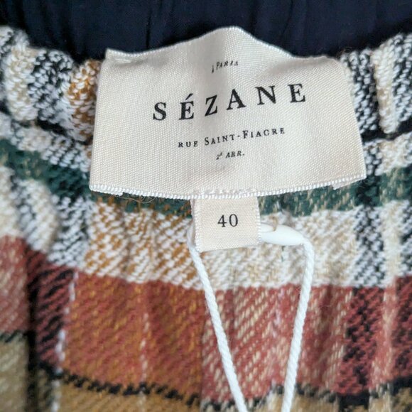 Sezane - NWT - Ross Trousers Texan Jacquard - Picture 6 of 7